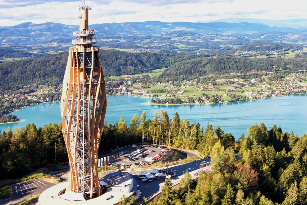 Pyramidenkogel Observation Tower – A Window to Lake Wörthersee and the Alps