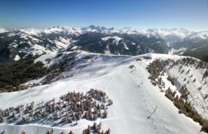 Aerial photograph of the Grossarl ski area - Ski holidays in Salzburg on 365Austria