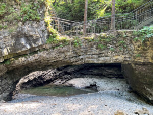Natural stone bridge on the Schwarzwasserbach stream in Kleinwalsertal, Vorarlberg- book now on 365Austria, by Paul Weindl