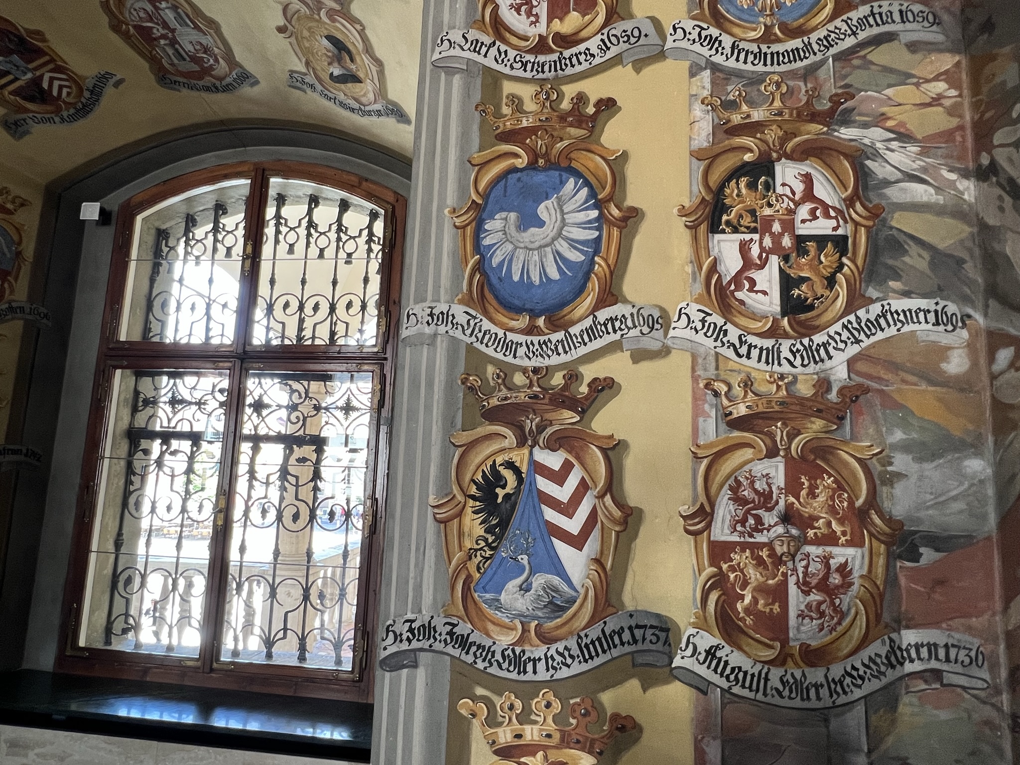 Wappensaal und Landtag in Klagenfurt