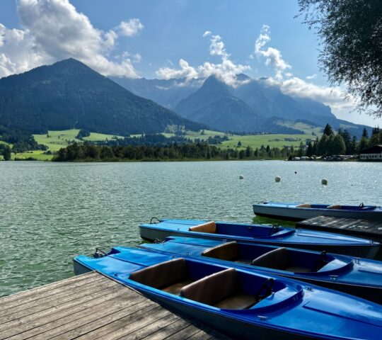 Electric boat ride on Lake Walchsee