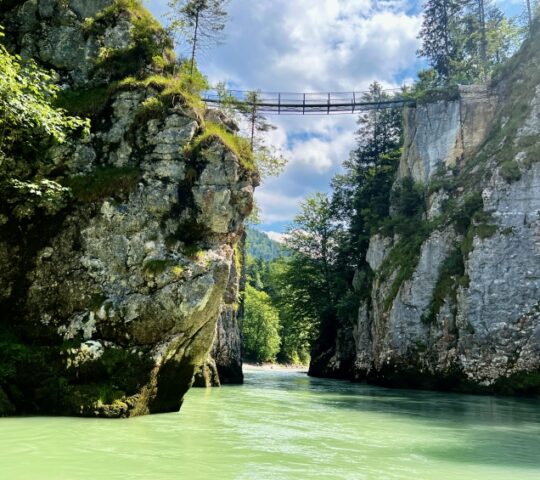 Rafting on the Tiroler Ache with sport and nature